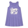 thumbnail image 1 of MTV - MTV Unplugged Logo - Toddler and Youth Girls A-line Dress, 1 of 4
