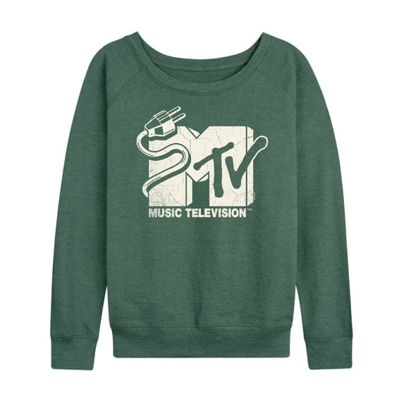 MTV - MTV Unplugged Logo - Women's Lightweight French Terry Long Sleeve Shirt