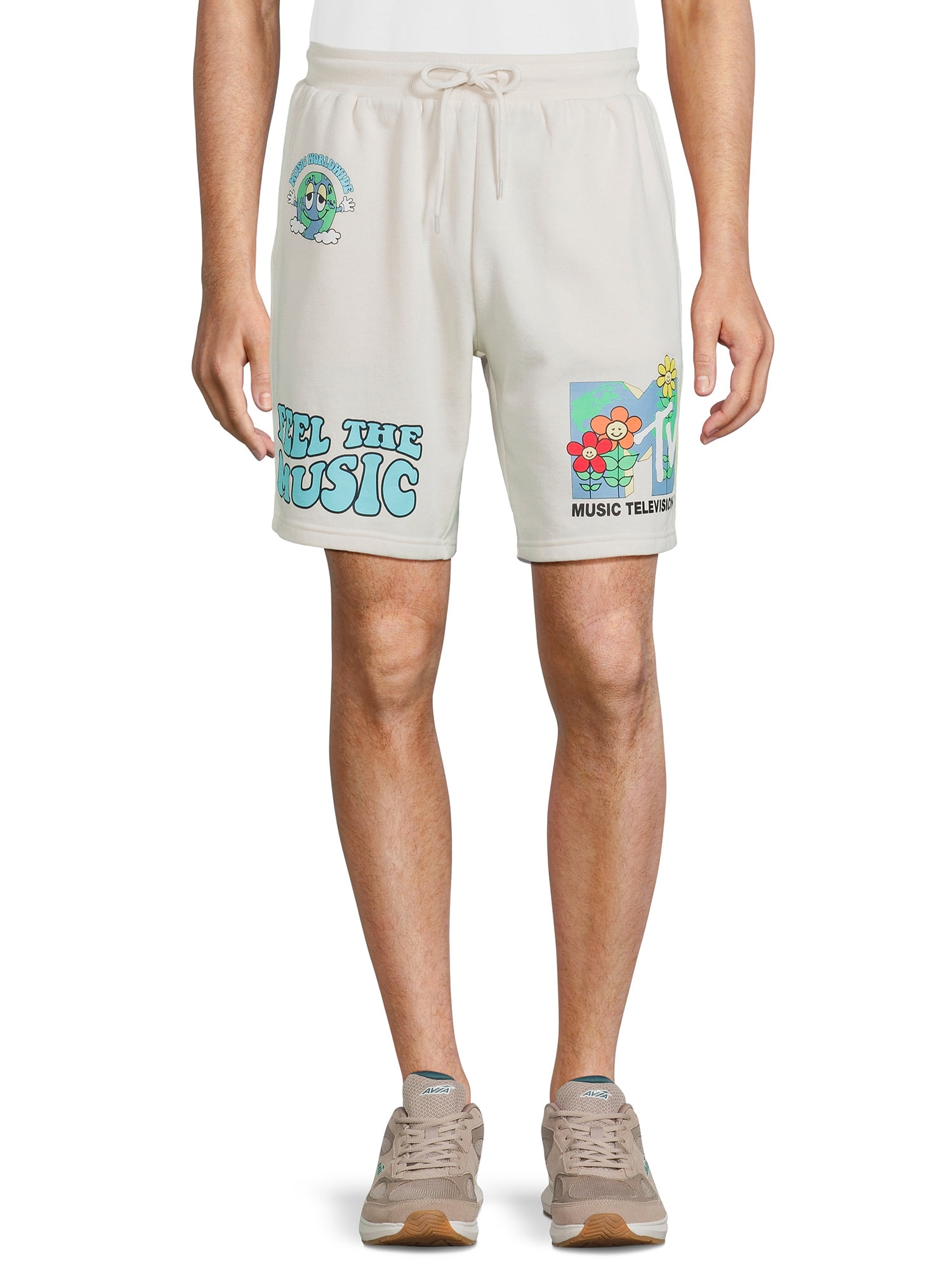 MTV Men's Graphic 9” Jogger Shorts, Sizes S-3XL