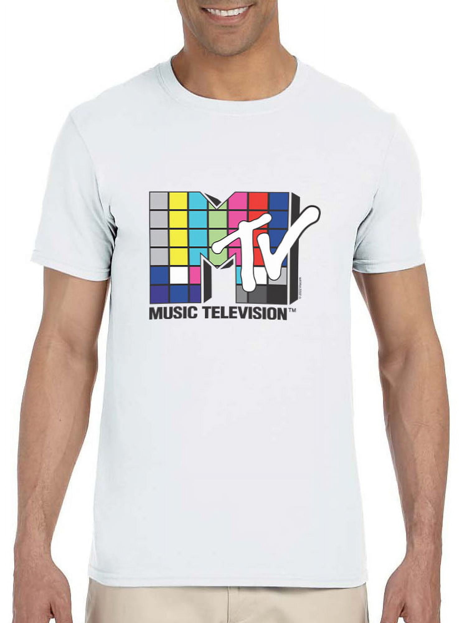 MTV Mens' Music Television Logo Icon Classic '80s '90s Crewneck T-Shirt -  Walmart.com