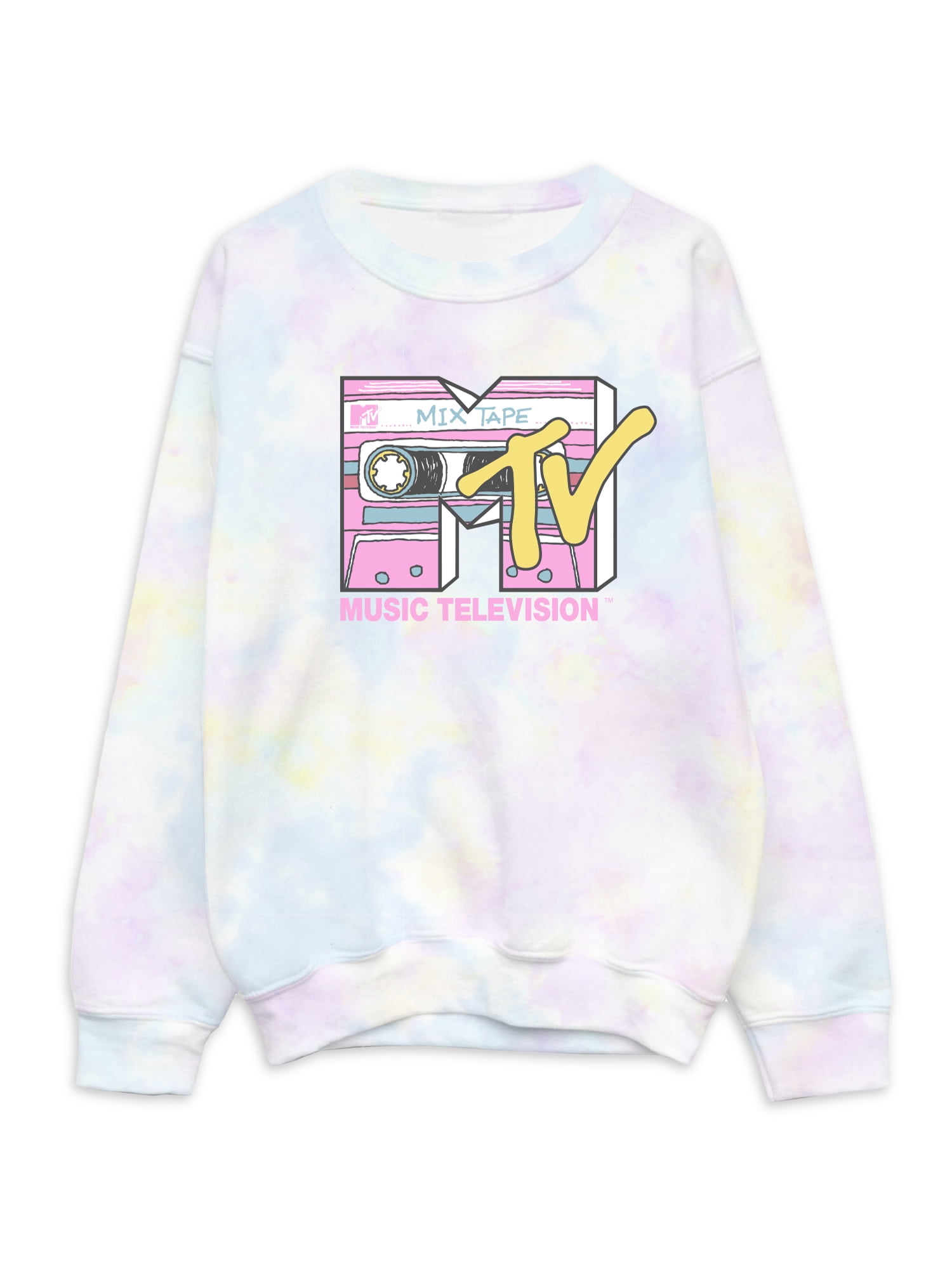  MTV Ladies Long Sleeve Sweatshirt - I Want My 90s