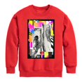 thumbnail image 1 of MTV Moon Person - Geo Collage - Toddler And Youth Crewneck Fleece Sweatshirt, 1 of 5