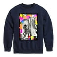 thumbnail image 1 of MTV Moon Person - Geo Collage - Toddler And Youth Crewneck Fleece Sweatshirt, 1 of 5
