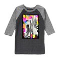 thumbnail image 1 of MTV Moon Person - Geo Collage - Toddler And Youth Raglan Graphic T-Shirt, 1 of 3