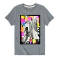 thumbnail image 1 of MTV Moon Person - Geo Collage - Toddler And Youth Short Sleeve Graphic T-Shirt, 1 of 5
