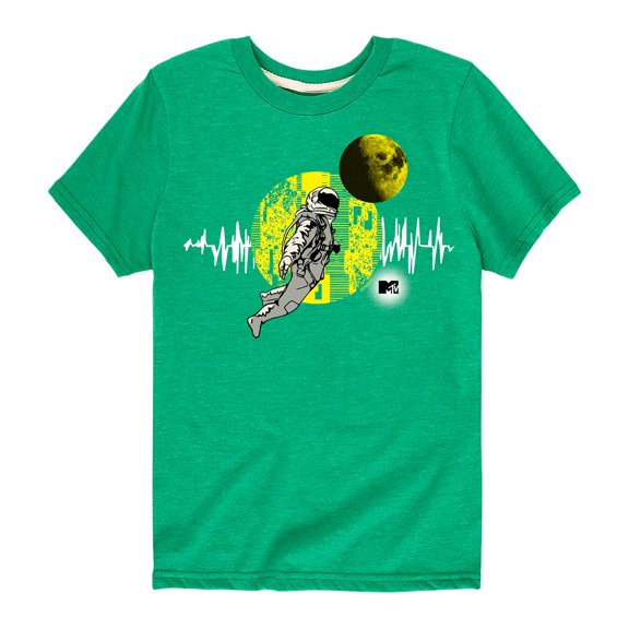 MTV Moon Person - Wavelength - Toddler And Youth Short Sleeve Graphic T-Shirt