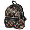 thumbnail image 1 of MTV Music Television '80s Logo Tossed Print Zippered Mini Small Backpack Bag 10", 1 of 8