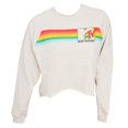 thumbnail image 1 of MTV Off-White High-Low Women's Raglan Sweatshirt-Large, 1 of 1
