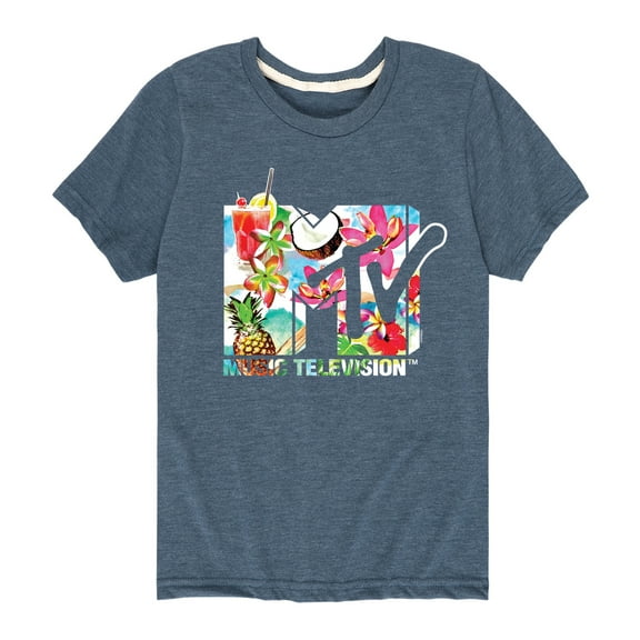MTV - Pineapple Party - Toddler & Youth Short Sleeve Graphic T-Shirt
