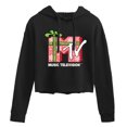 thumbnail image 1 of MTV - Present - Juniors Cropped Pullover Hoodie, 1 of 5