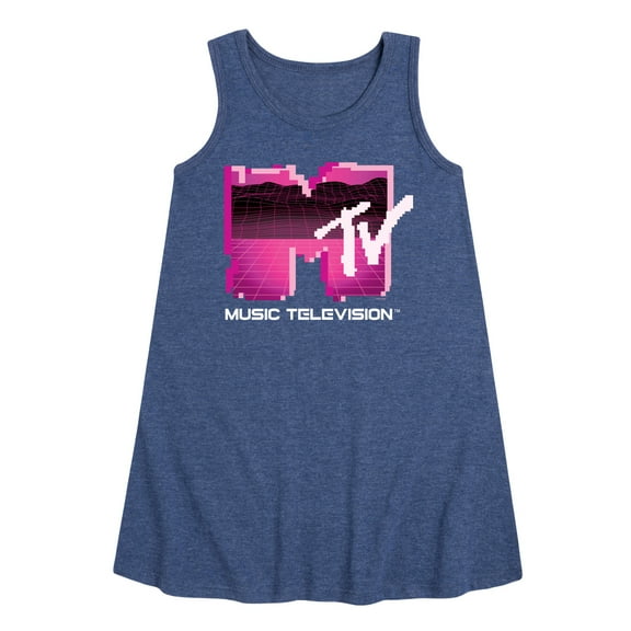 MTV - Retro Gamer Logo  - Toddler & Youth Girls A-line Dress
