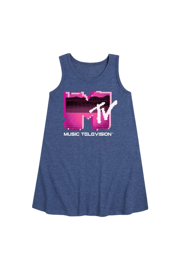 - Retro Gamer Logo - Toddler & Youth Girls A-line Dress
