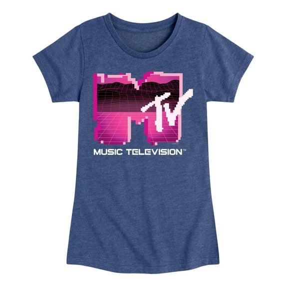 MTV - Retro Gamer Logo - Toddler & Youth Girls Short Sleeve Graphic T-Shirt