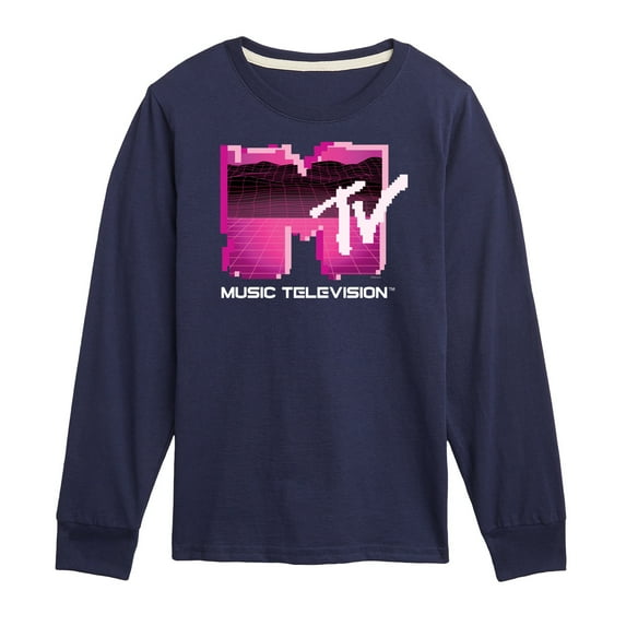 MTV - Retro Gamer Logo - Toddler & Youth Long Sleeve Graphic T-Shirt