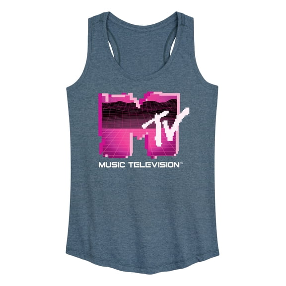 MTV - Retro Gamer Logo   - Women's Racerback Tank Top