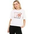 thumbnail image 1 of MTV Riot Heart Women's Boxy Cropped T-Shirt Casual Graphic Tee, 1 of 6