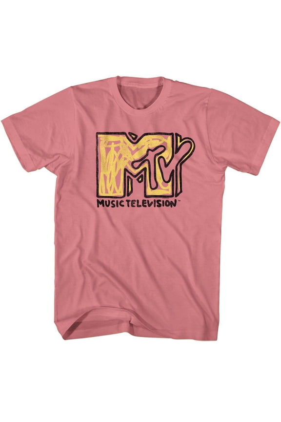 MTV Scribble Logo Mauvelous T-Shirt