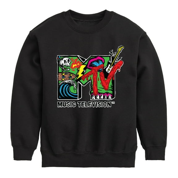 MTV - Skater - Toddler & Youth Crewneck Fleece Sweatshirt