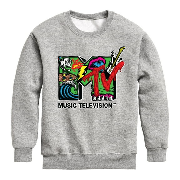 MTV - Skater - Toddler & Youth Crewneck Fleece Sweatshirt