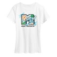 thumbnail image 1 of MTV - Sketchy Flowers Logo   - Women's Short Sleeve Graphic T-Shirt, 1 of 4