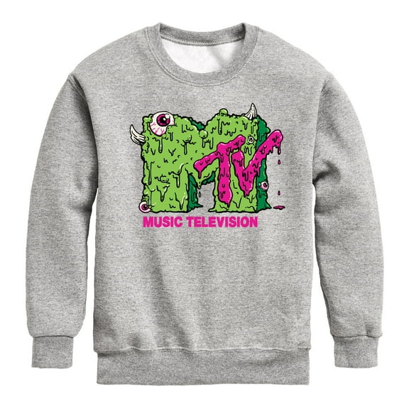 MTV - Slime Logo - Toddler & Youth Crewneck Fleece Sweatshirt