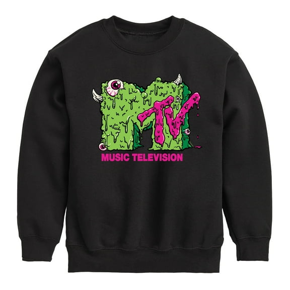 MTV - Slime Logo - Toddler & Youth Crewneck Fleece Sweatshirt