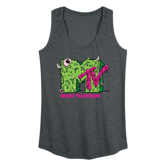 MTV - Slime Logo  - Women's Racerback Tank Top