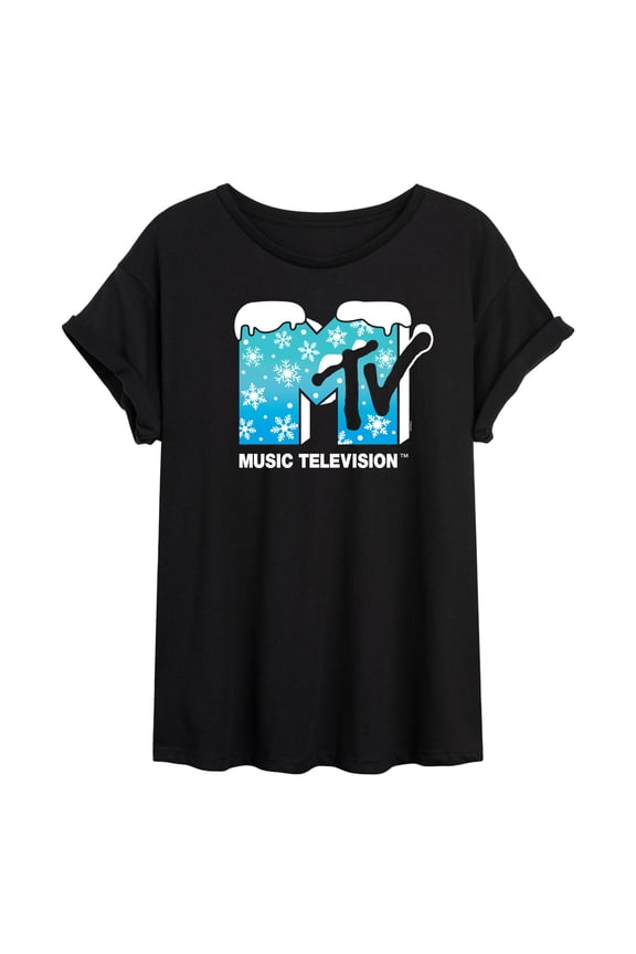 - Snowflakes - Women's Oversized T-Shirt