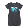 thumbnail image 1 of MTV - Snowflakes - Toddler & Youth Girls Fleece Dress, 1 of 4