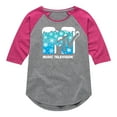 thumbnail image 1 of MTV - Snowflakes - Toddler & Youth Girls Raglan Graphic T-Shirt, 1 of 5