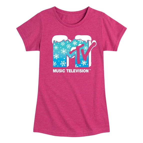 MTV - Snowflakes - Toddler & Youth Girls Short Sleeve Graphic T-Shirt