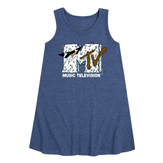MTV - Snowman Logo - Toddler & Youth Girls A-line Dress