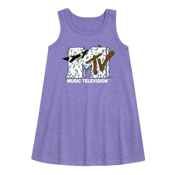 MTV - Snowman Logo - Toddler & Youth Girls A-line Dress