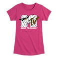 thumbnail image 1 of MTV - Snowman Logo - Toddler & Youth Girls Short Sleeve Graphic T-Shirt, 1 of 5