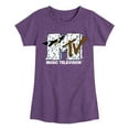 thumbnail image 1 of MTV - Snowman Logo - Toddler & Youth Girls Short Sleeve Graphic T-Shirt, 1 of 5
