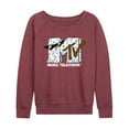 thumbnail image 1 of MTV - Snowman - Women's Lightweight French Terry Long Sleeve Shirt, 1 of 5