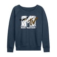 thumbnail image 1 of MTV - Snowman - Women's Lightweight French Terry Long Sleeve Shirt, 1 of 5