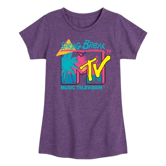 MTV - Spring Break 94 - Toddler And Youth Girls Short Sleeve Graphic T-Shirt