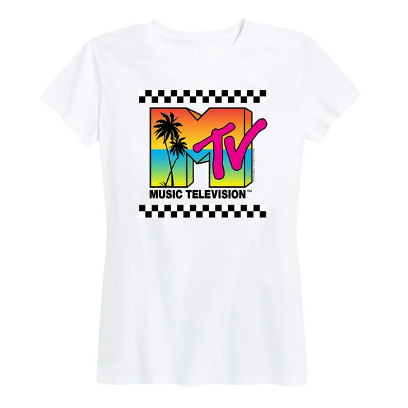 MTV - Sunset MTV Logo - Women's Short Sleeve Graphic T-Shirt