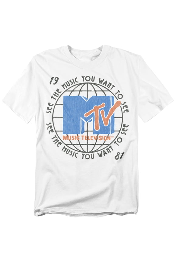 T-Shirt MTV 1981 Globe Unisex Graphic Tee For Men & Women