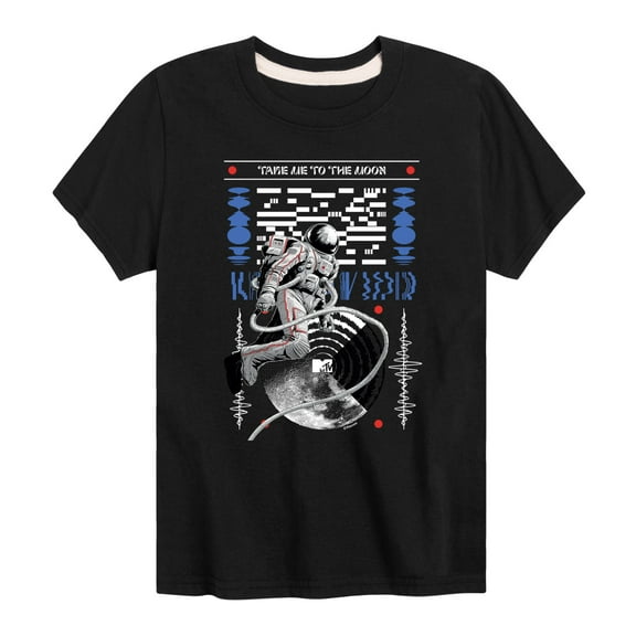 MTV - Take Me To The Moon Person - Toddler & Youth Short Sleeve Graphic T-Shirt