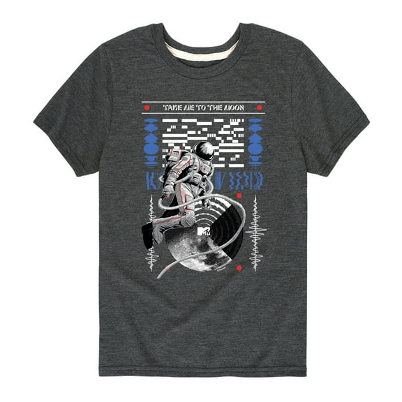 MTV - Take Me To The Moon Person - Toddler & Youth Short Sleeve Graphic T-Shirt