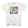 thumbnail image 1 of MTV Test Card Logo White T-Shirt, 1 of 2