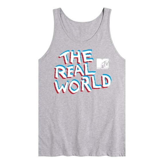 MTV - The Real World Logo - Men's Jersey Tank Top