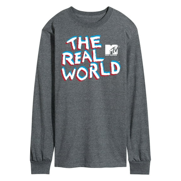 MTV - The Real World Logo -  Men's Long Sleeve T-Shirt