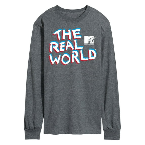 MTV - The Real World Logo - Men's Long Sleeve T-Shirt