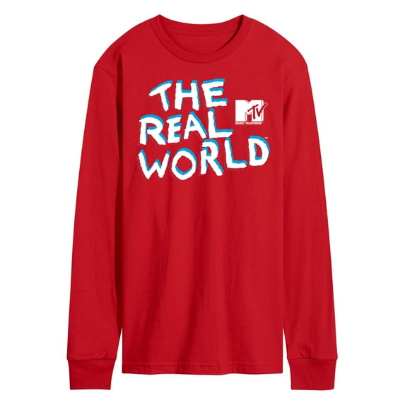 MTV - The Real World Logo - Men's Long Sleeve T-Shirt