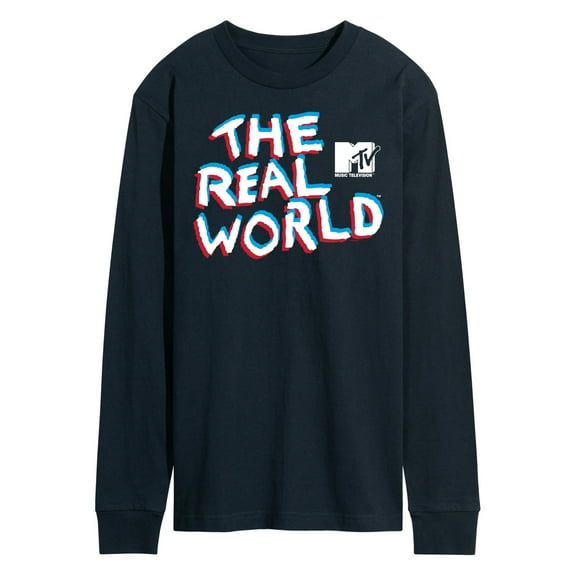 MTV - The Real World Logo -  Men's Long Sleeve T-Shirt