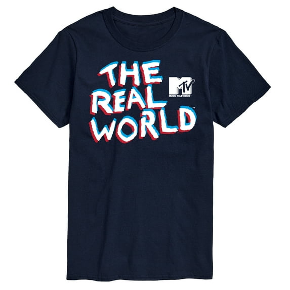 MTV - The Real World Logo - Men's Short Sleeve Graphic T-Shirt