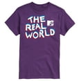 thumbnail image 1 of MTV - The Real World Logo - Men's Short Sleeve Graphic T-Shirt, 1 of 4